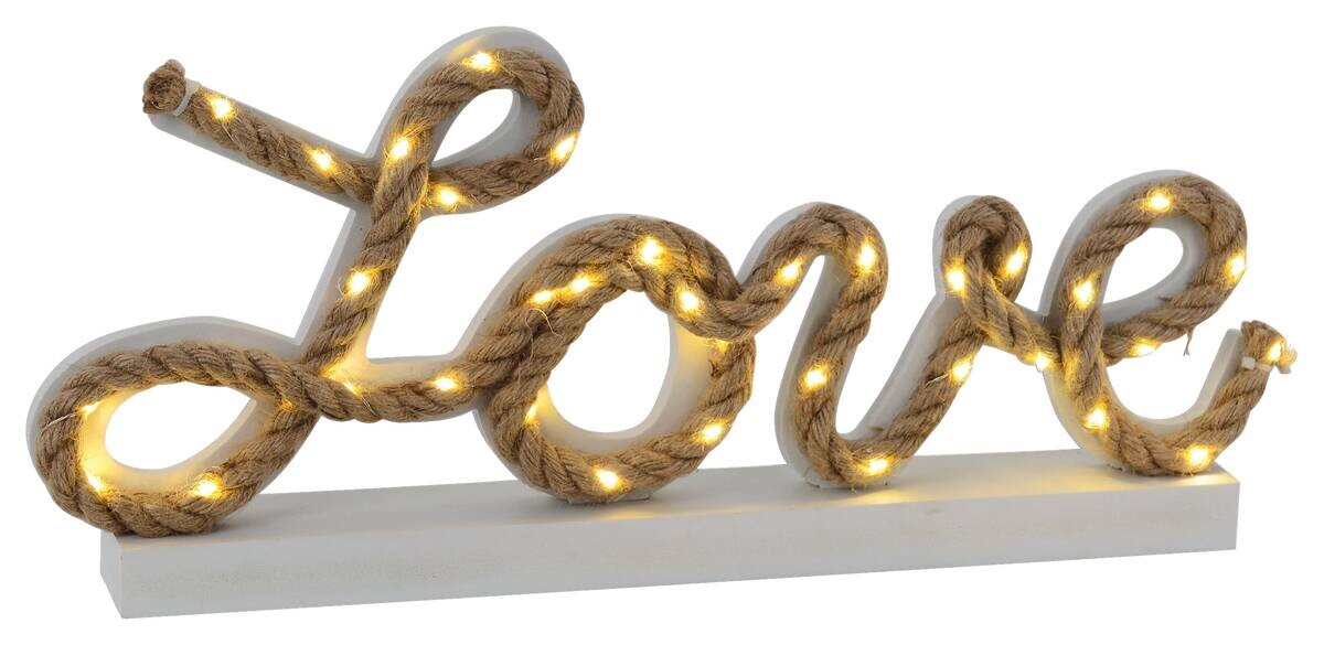 Näve Leuchten Tischleuchte 5239523 natur Textil Kunststoff Metall B/H/T: ca. 5x20x45 cm null 35 Brennstellen