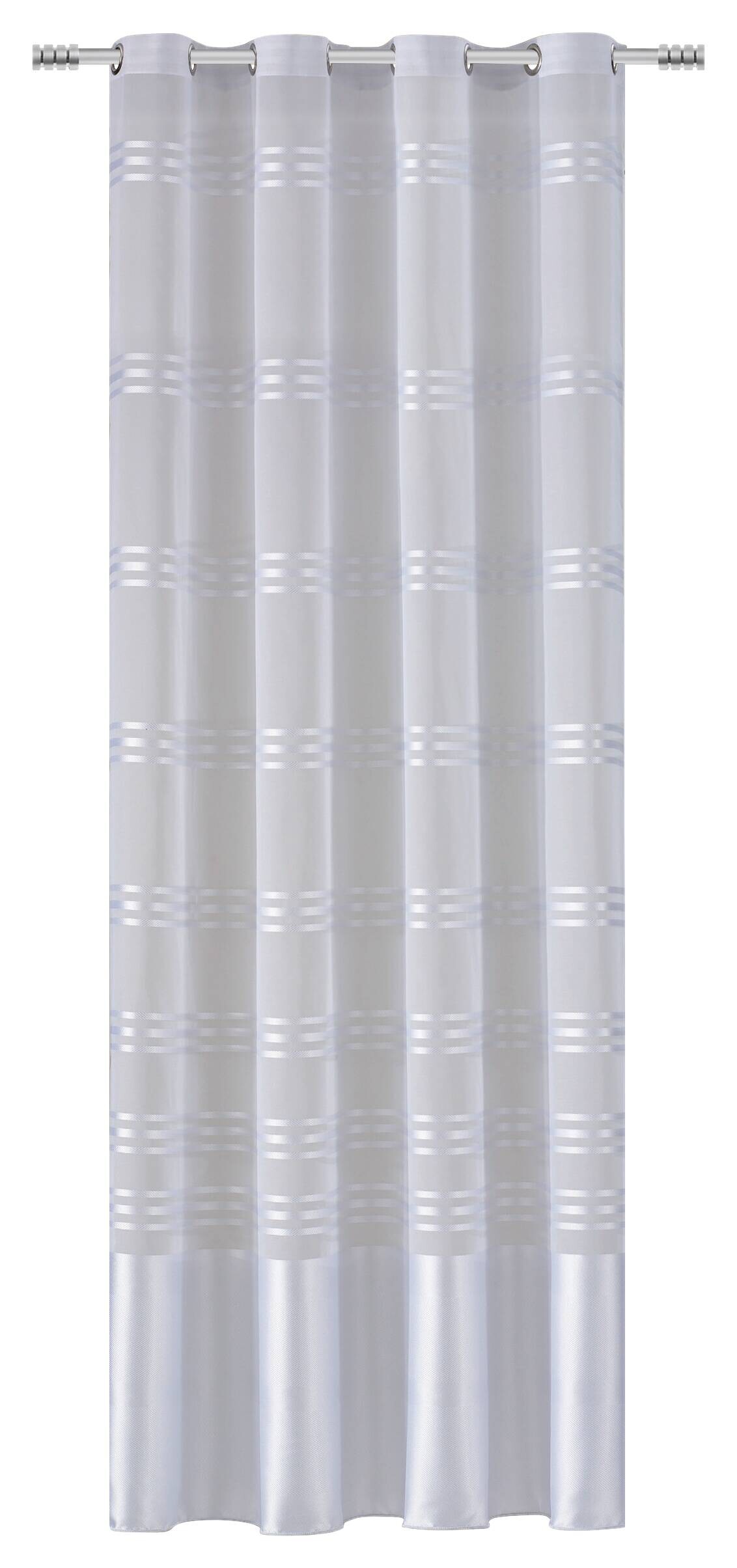 POCOline Ösenvorhang Chicago weiß B/L: ca. 150x245 cm