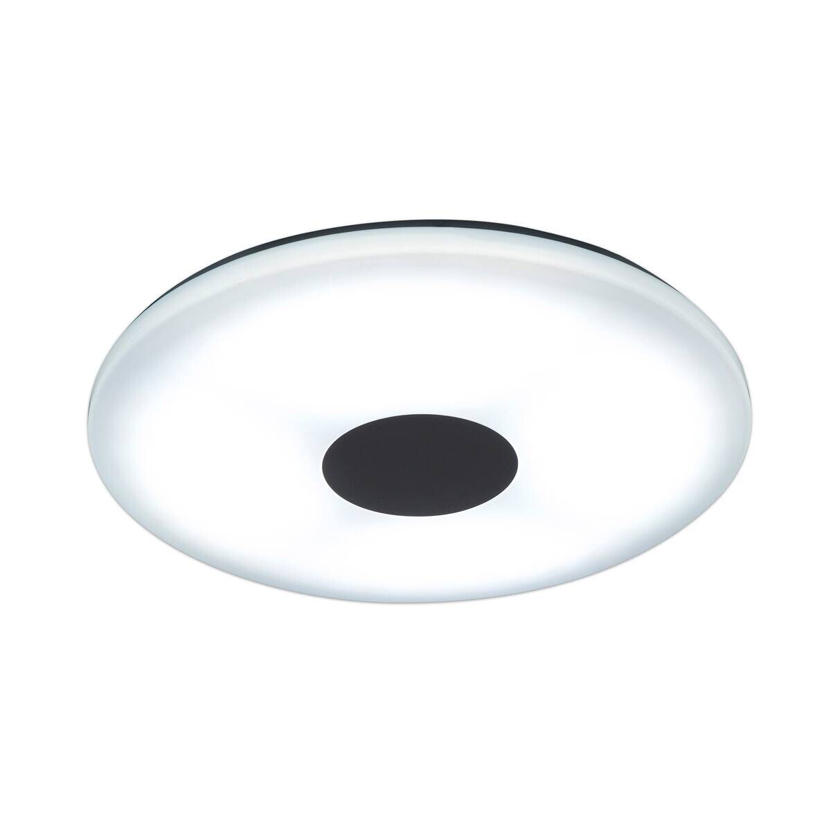 Näve Leuchten LED-Deckenleuchte weiß Kunststoff Metall B/H/T/D: ca. 60x6x60x60 cm