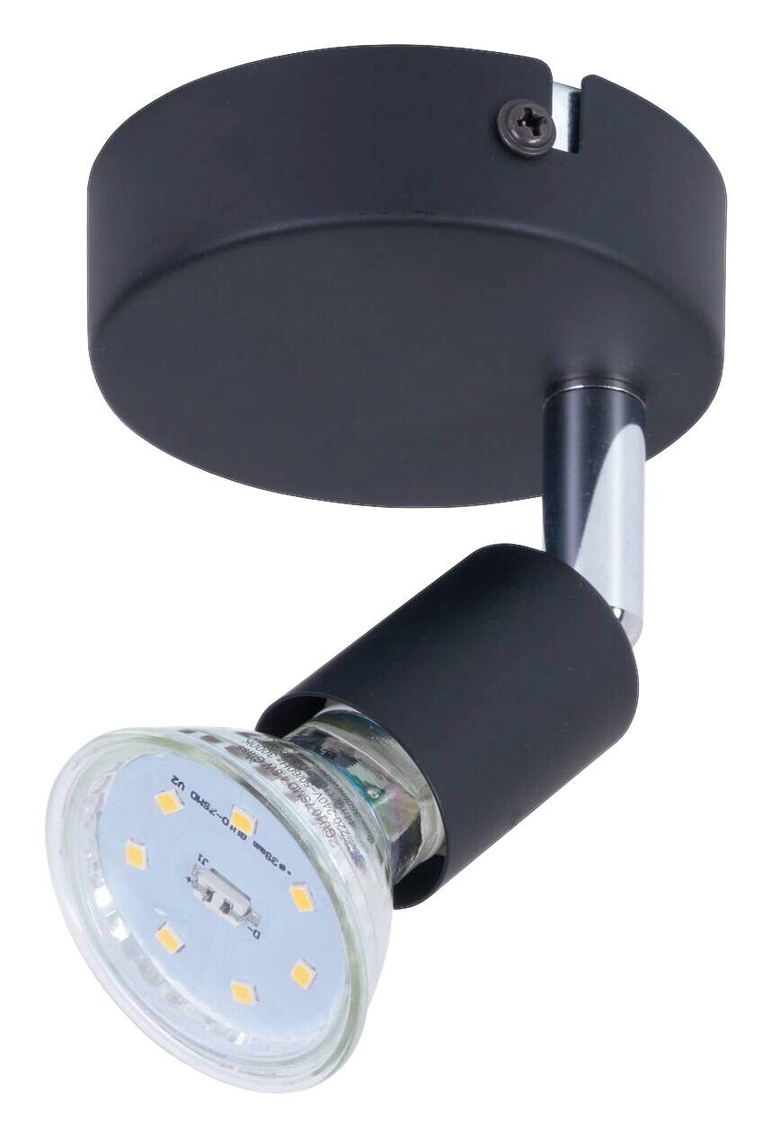 POCOline Spot Joris schwarz Metall H/D: ca. 10x8 cm GU10 1 Brennstellen | schwarz