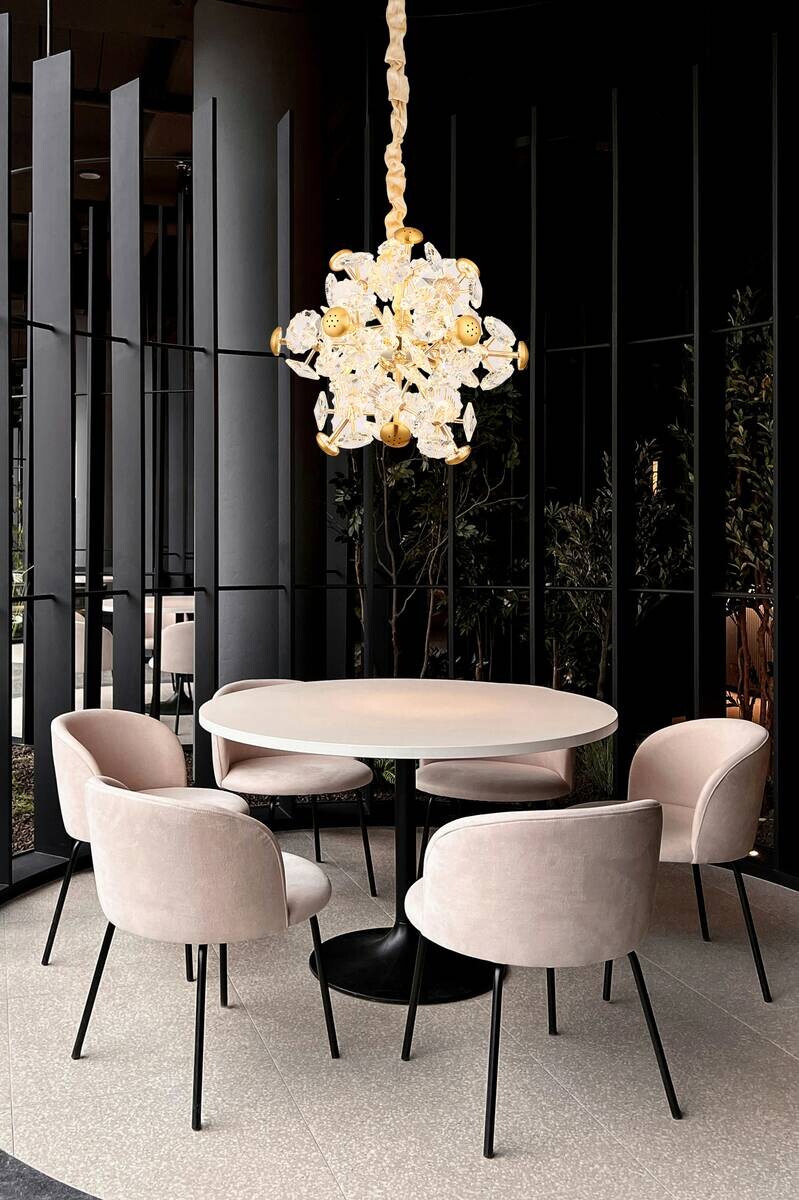 GLOBO Pendelleuchte gold klar Metall Glas H/D: ca. 120x40 cm 1.0 Brennstellen