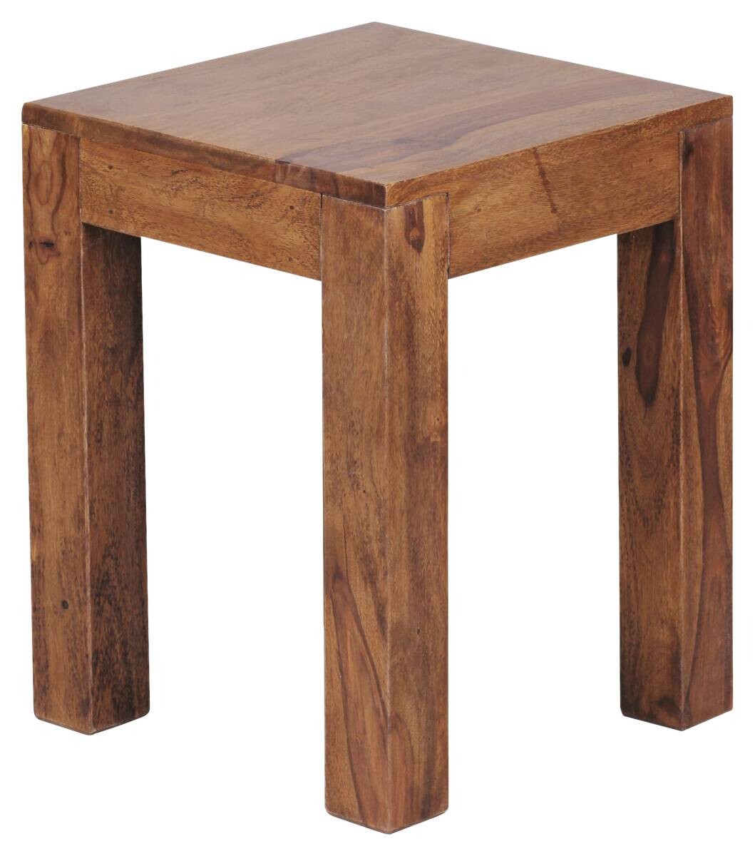 Beistelltisch natur Echtholz B/H/T: ca. 35x45x35 cm