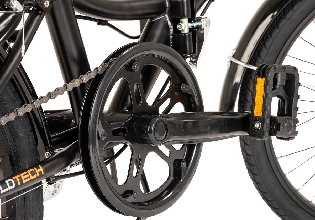 DaCapo Faltrad Foldtech Foldech 20 Zoll Rahmenhöhe 32 cm 6 Gänge schwarz schwarz ca. 20 Zoll