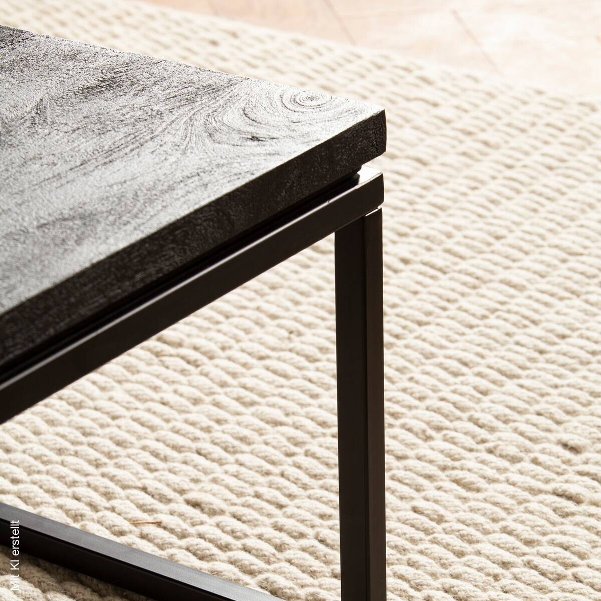 Couchtisch schwarz B/H/T: ca. 60x35x60 cm