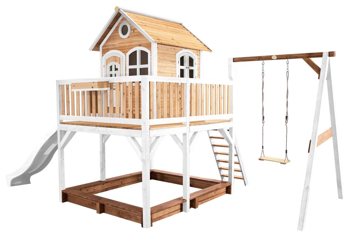 AXI Spielhaus Liam braun B/H/L: ca. 541x291x277 cm