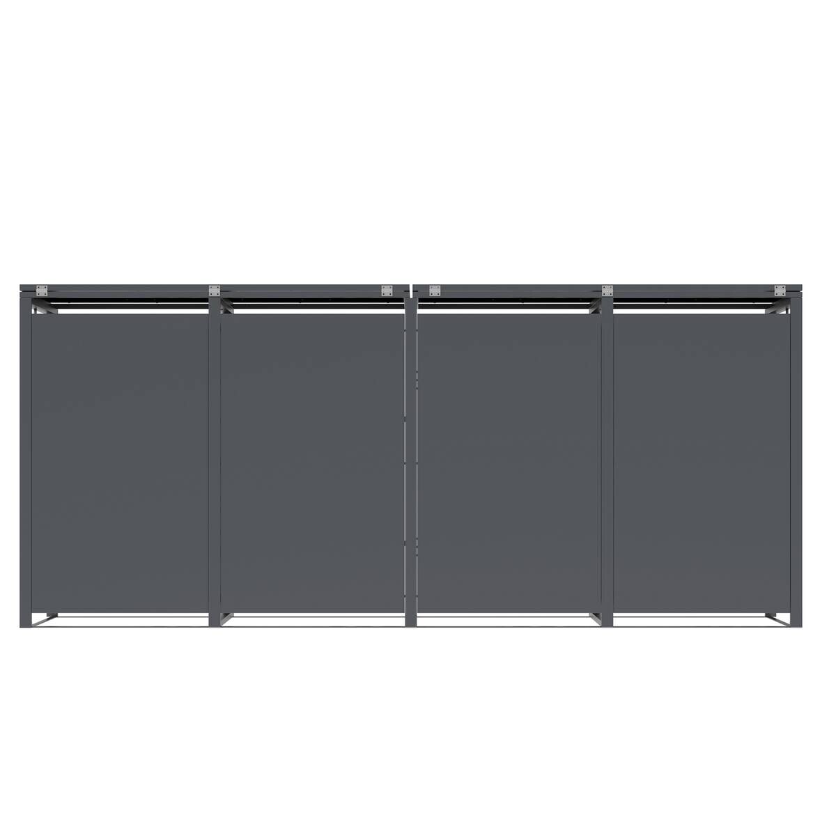 Westmann Mülltonnenbox Status anthrazit B/H/L: ca. 265x116x80 cm