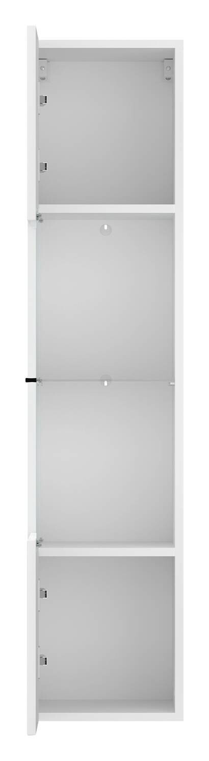 Vitrine Otis weiß B/H/T: ca. 30x130x35 cm