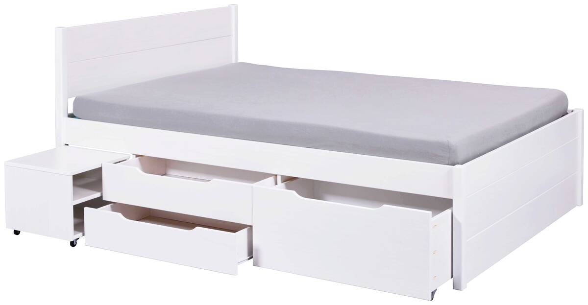 Funktionsbett Efetivo weiß