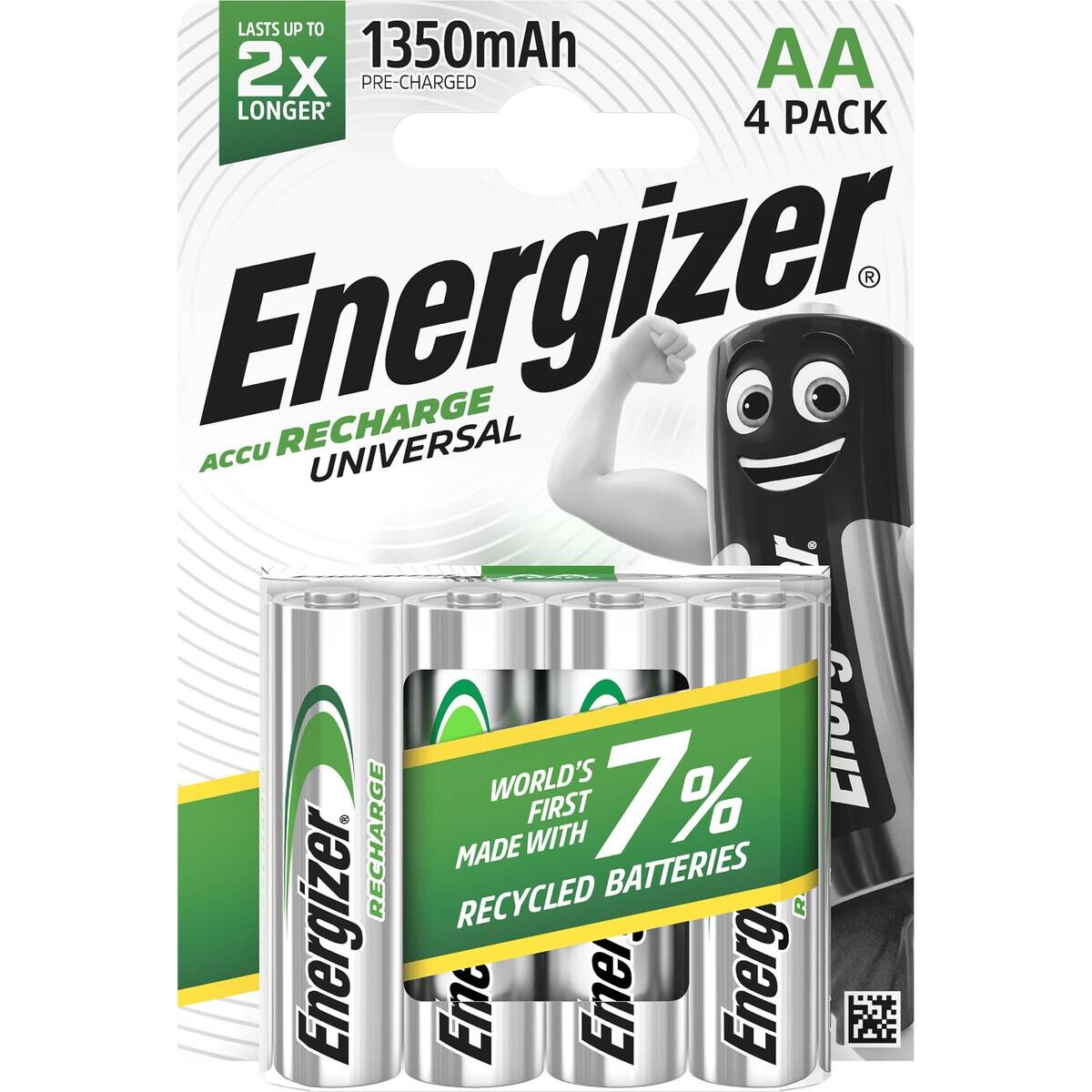 Energizer Akku NiMH AA/Mignon (HR06) 4er Pack