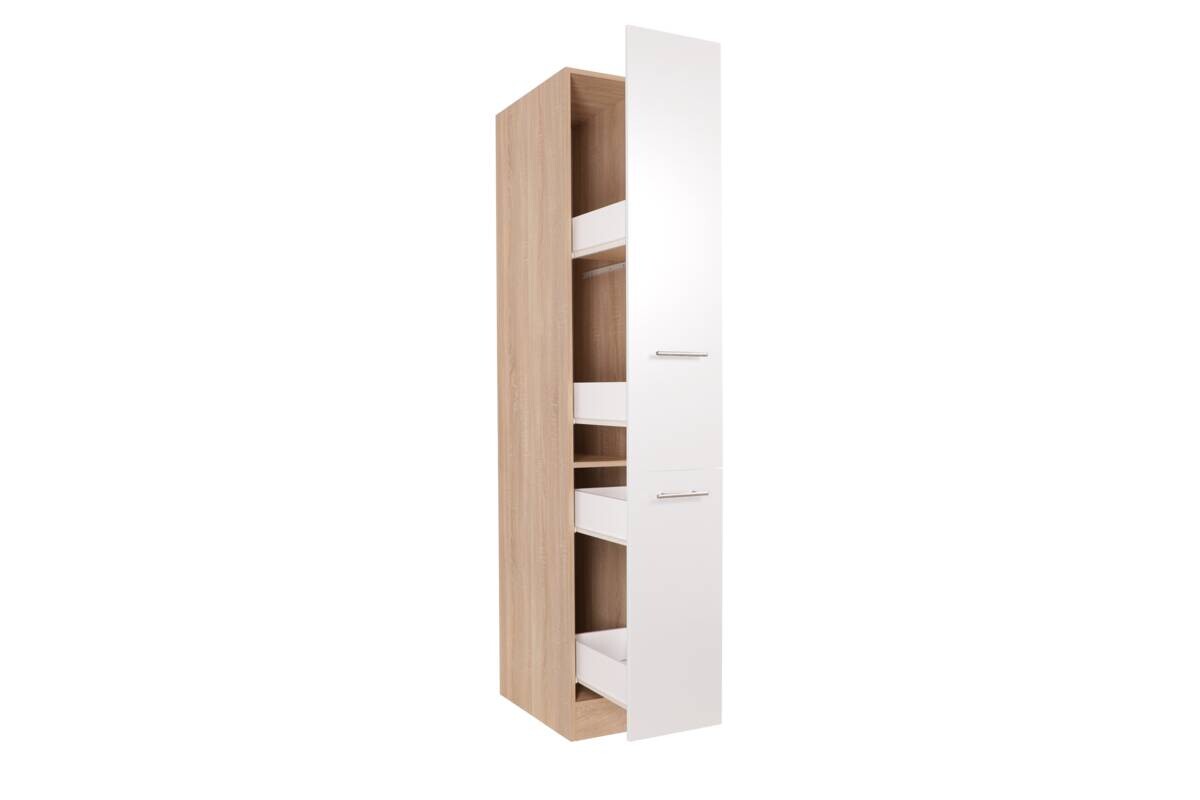 Apothekerschrank Merle weiß B/H/T: ca. 30x200x60 cm