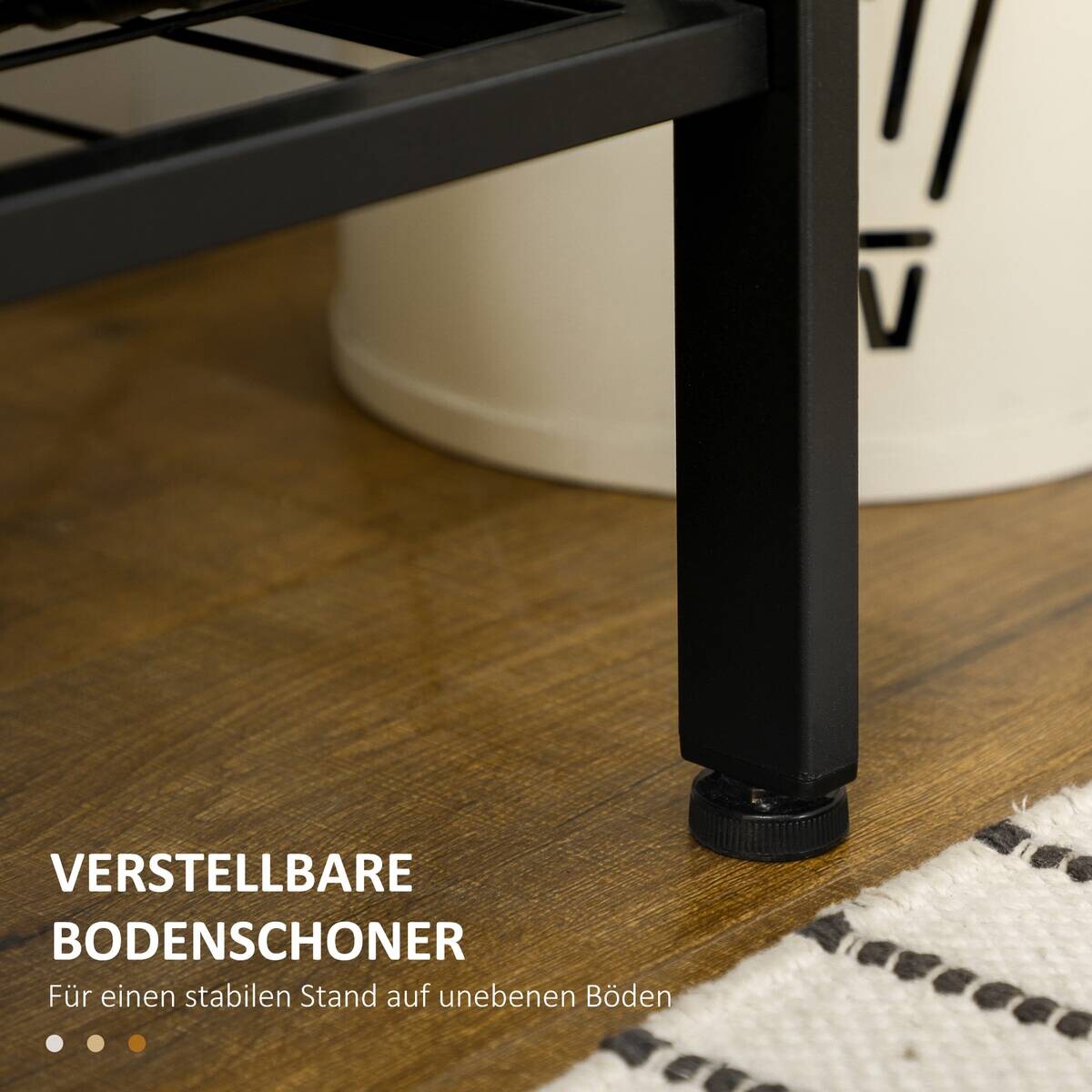 HOMCOM Garderobe braun Spanplatte B/H/L: ca. 40x100x185 cm