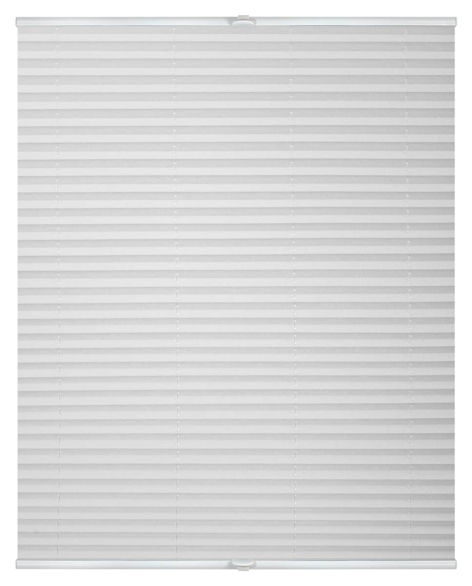 LICHTBLICK Spannplissee weiß B/L: ca. 80x210 cm