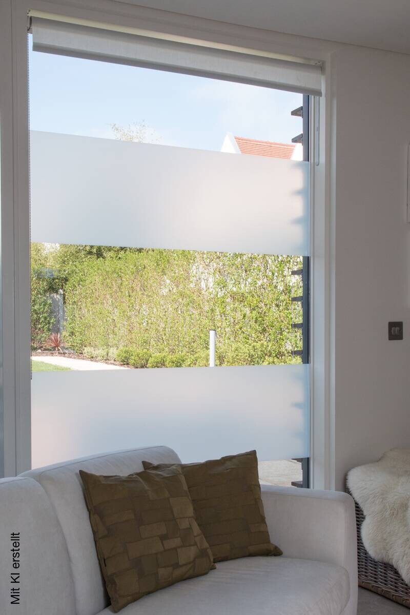 d-c-fix Fensterfolie Milky weiß transparent B/L: ca. 67,5x150 cm
