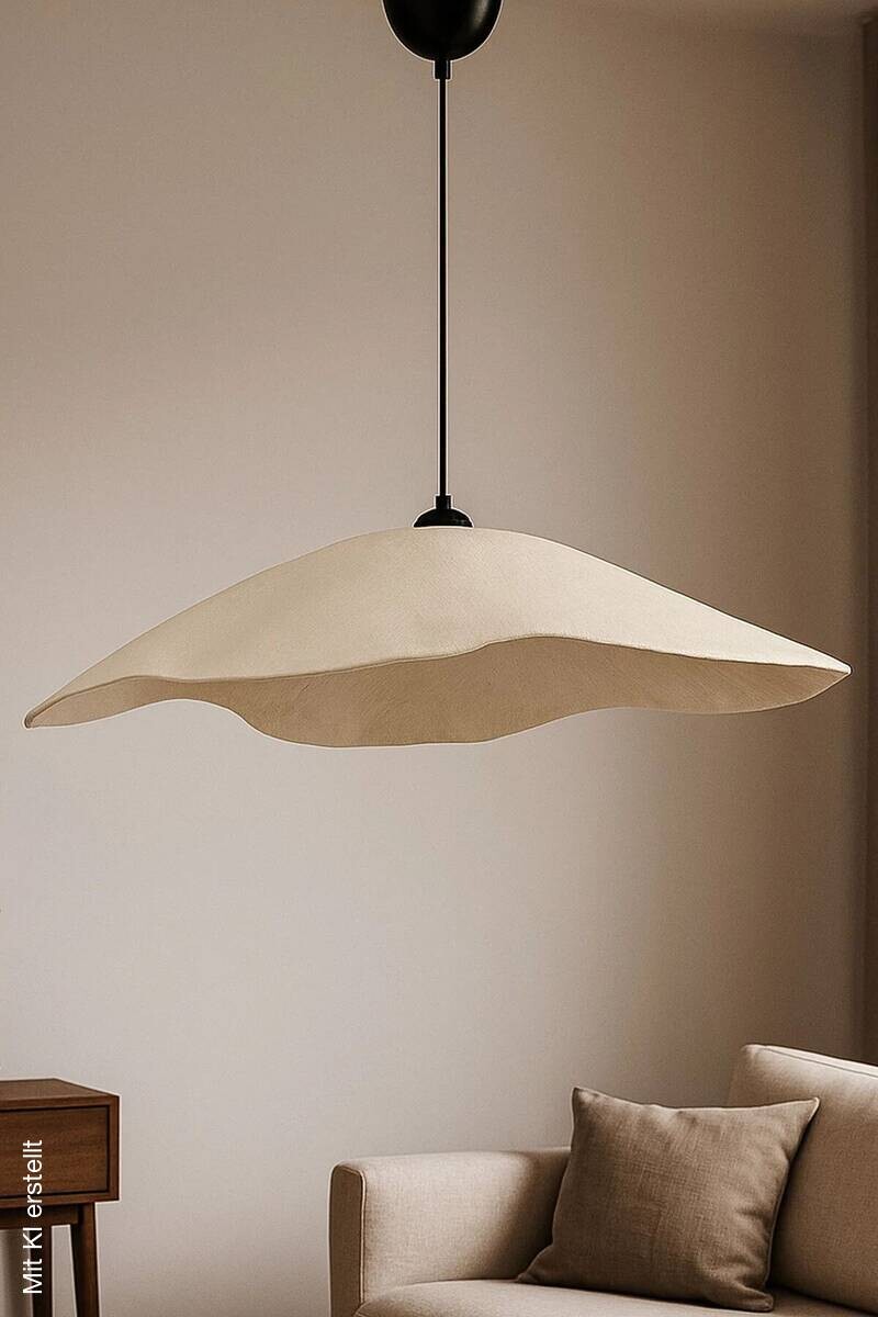 Opviq Pendelleuchte beige gold Metall B/H/T/L/D: ca. 59x65x59x59x59 cm E27 1 Brennstellen