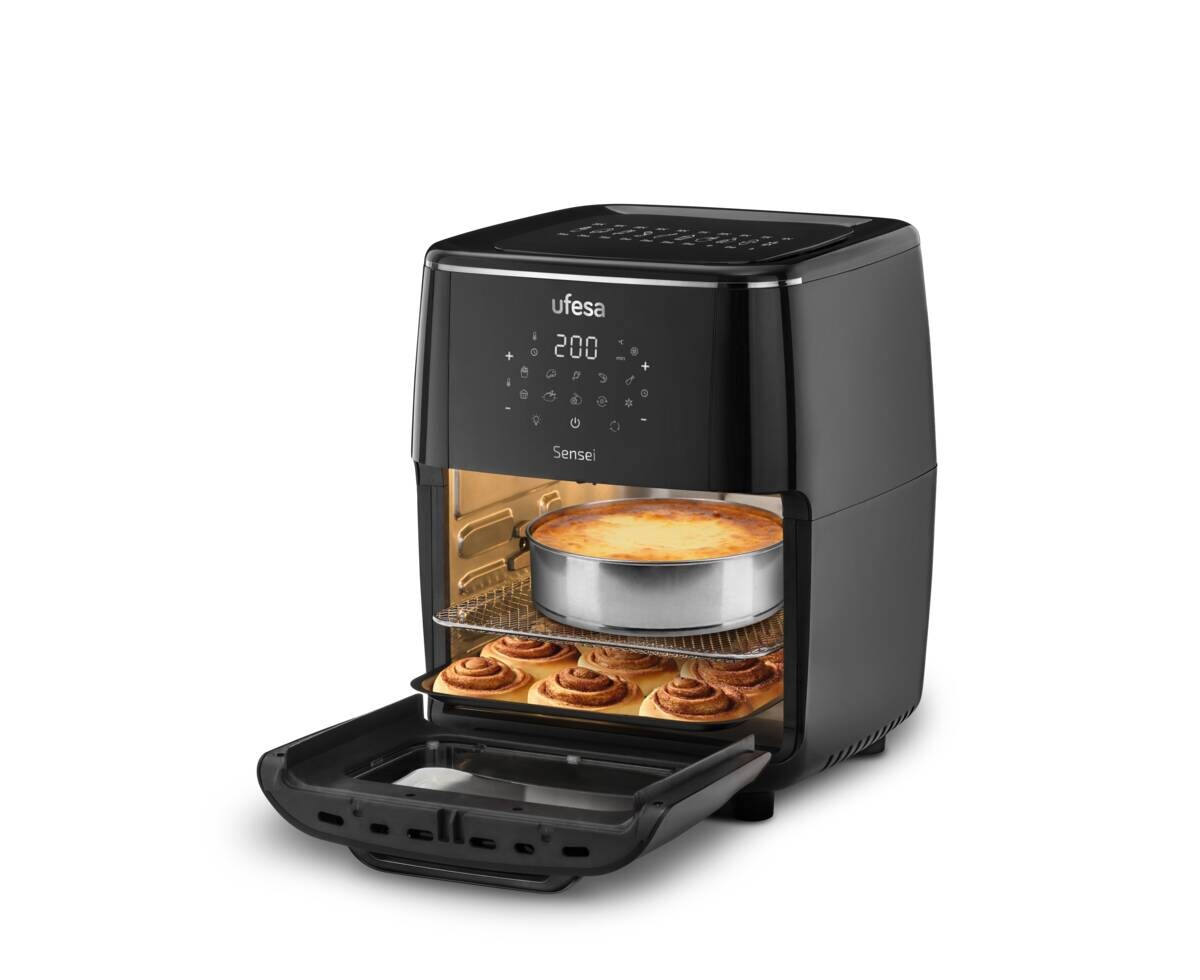 Heißluftfritteuse Sensei 38545 schwarz Kunststoff B/H/L: ca. 37x38x45 cm ca. 12 l