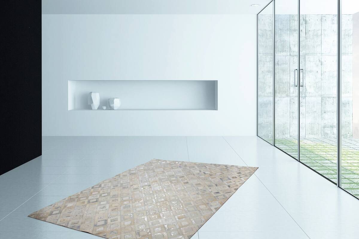 360Living Teppich Dazzle silber B/L: ca. 120x170 cm