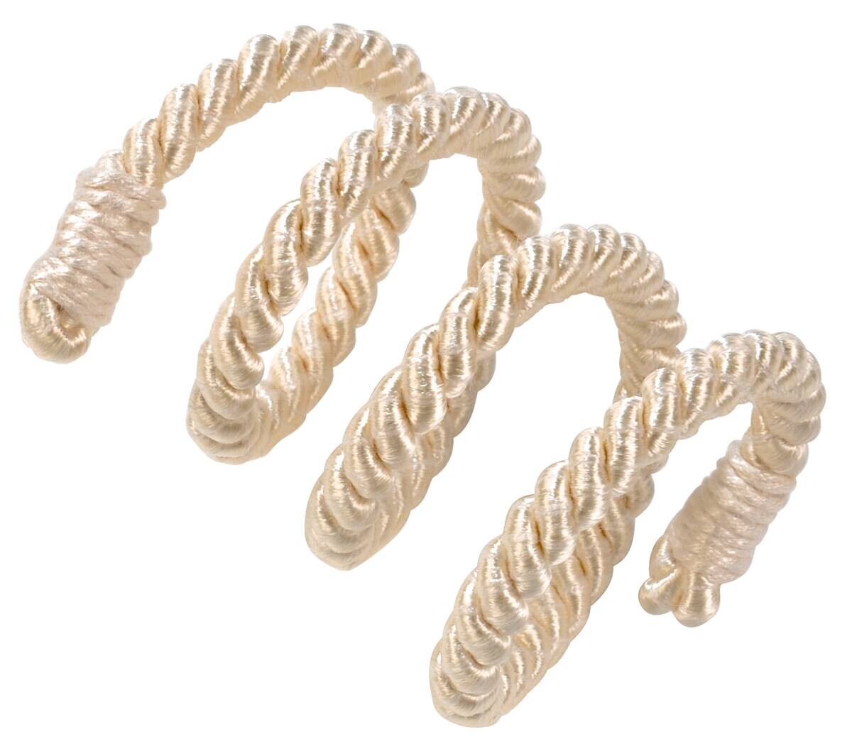 Dekospirale beige 53% Viskose, 47% Baumwolle
