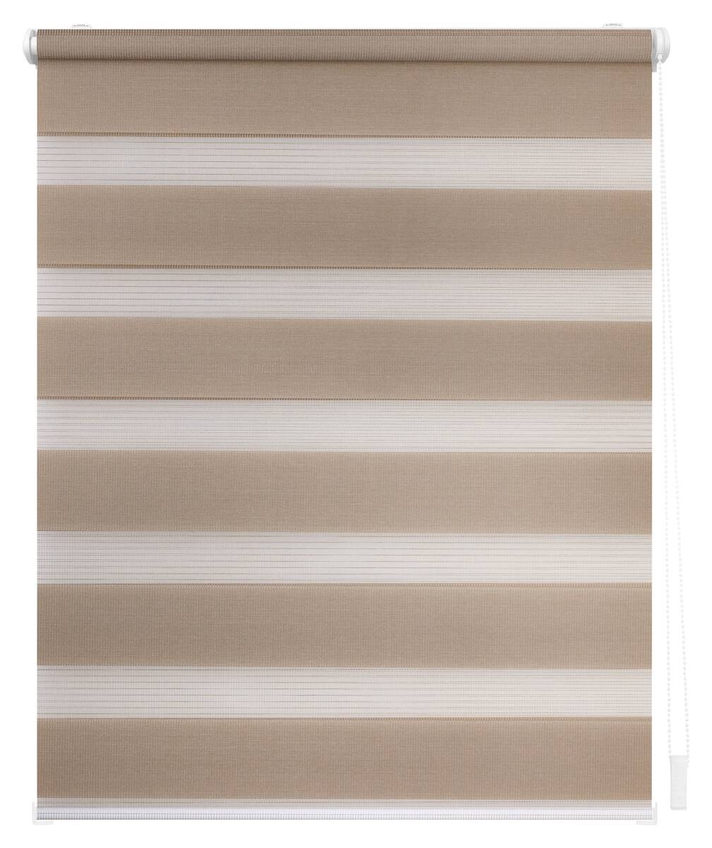 LICHTBLICK Doppelrollo Duo taupe B/L: ca. 75x150 cm