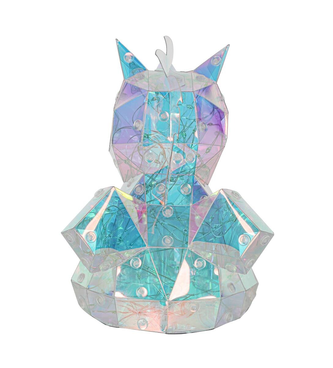 Nolo LED-Dekoleuchte Drache transparent pearl B/H/L: ca. 18,5x14x12 cm