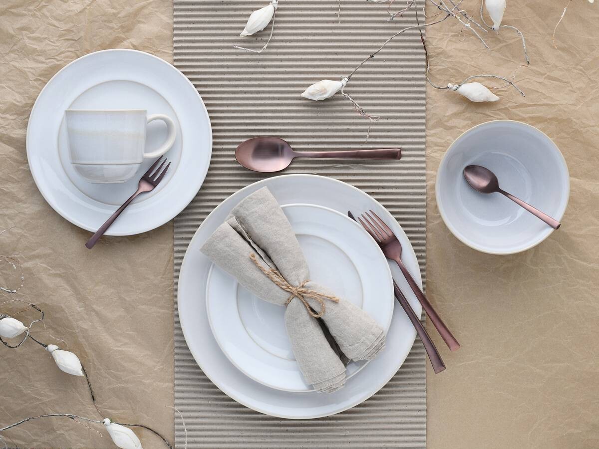 CreaTable Kombiservice ANTIQUE sand Steinzeug 16 tlg.