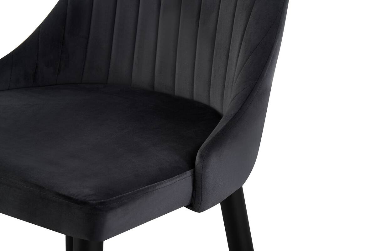 Stuhl CLAUDIA, 2er Set anthrazit B/H/T: ca. 44x88x58 cm