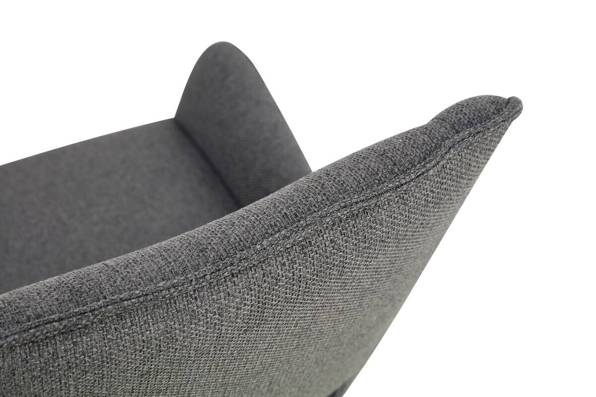 Stuhl HELEN, 2er Set anthrazit Stoff B/H/T: ca. 56x91x63 cm