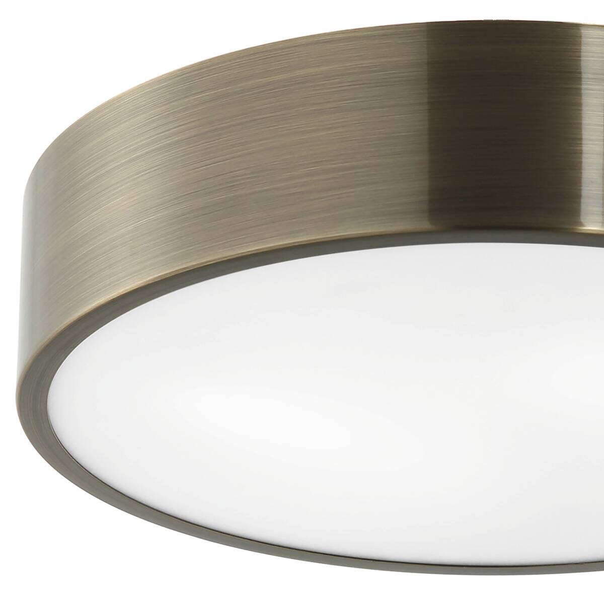 Lamkur Deckenleuchte platin Stahl B/H/L: ca. 27x8x27 cm E27 1 Brennstellen