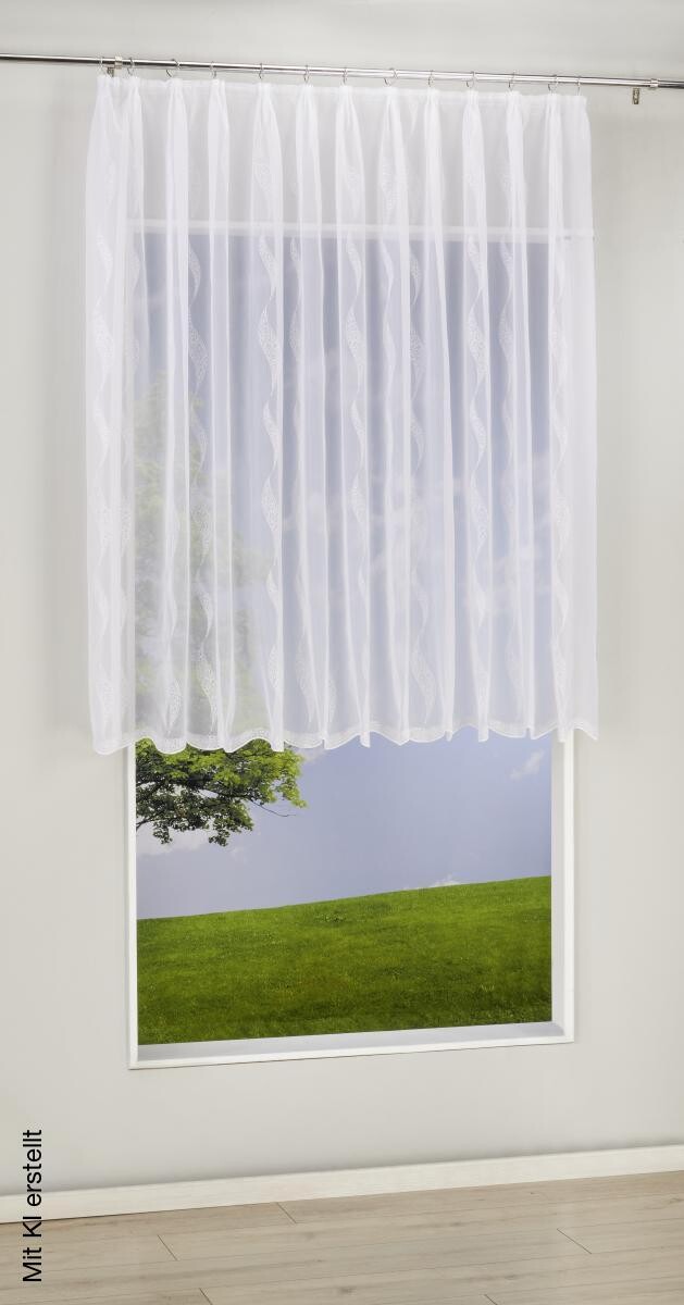 POCOline Fertigstore Sally weiß B/L: ca. 450x145 cm