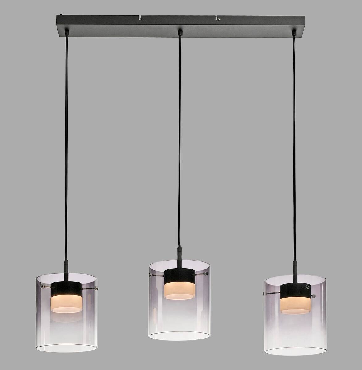 Just Light Pendelleuchte schwarz