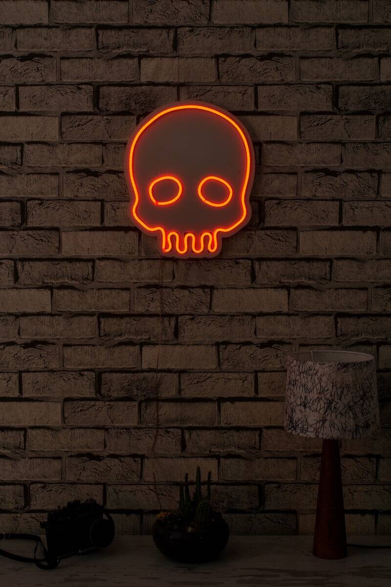 Opviq LED-Wandleuchte rot PVC B/H/T/L: ca. 28x35x2x28 cm
