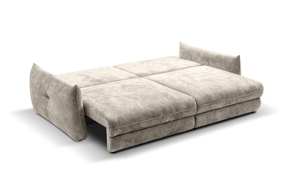 Big Sofa Delphine pearl Microfaser B/H/T: ca. 246x74x119 cm
