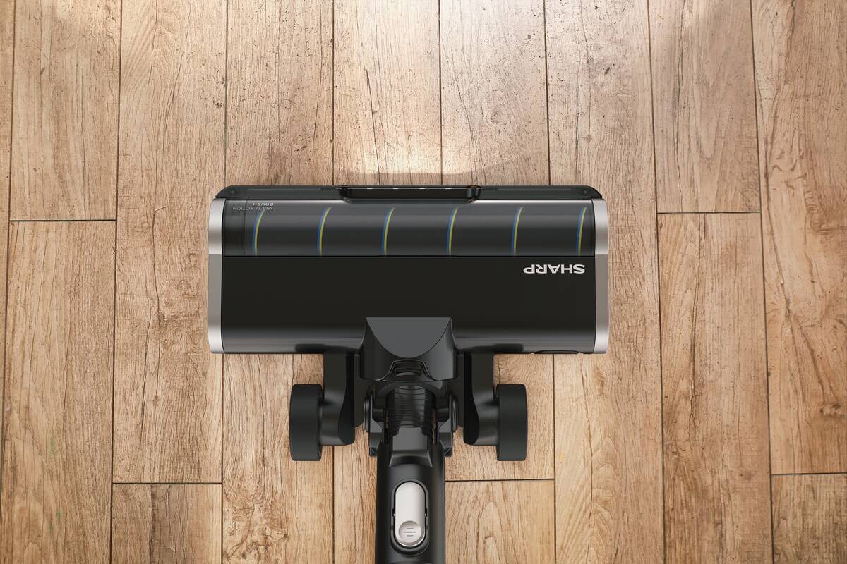 Sharp Handstaubsauger SA-VP5521BS schwarz Metall Kunststoff B/H/L: ca. 27x120x12 cm