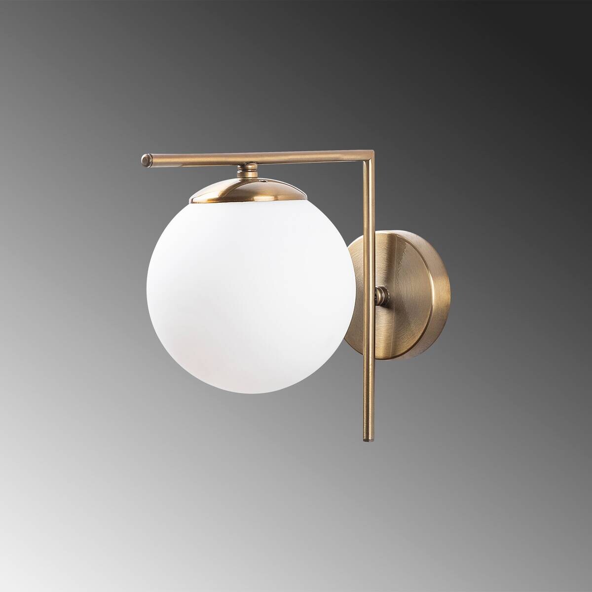 Opviq Wandleuchte Sonne bronze Glas Metall B/H/T/L/D: ca. 28x23x28x15x10 cm E14 1 Brennstellen