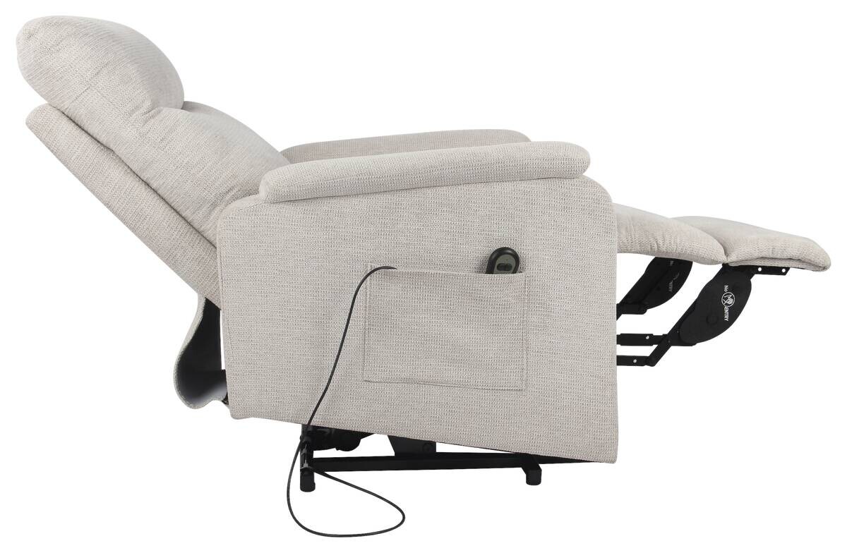 TV-Sessel Rubi beige Webstoff B/H/T: ca. 75x136x87 cm