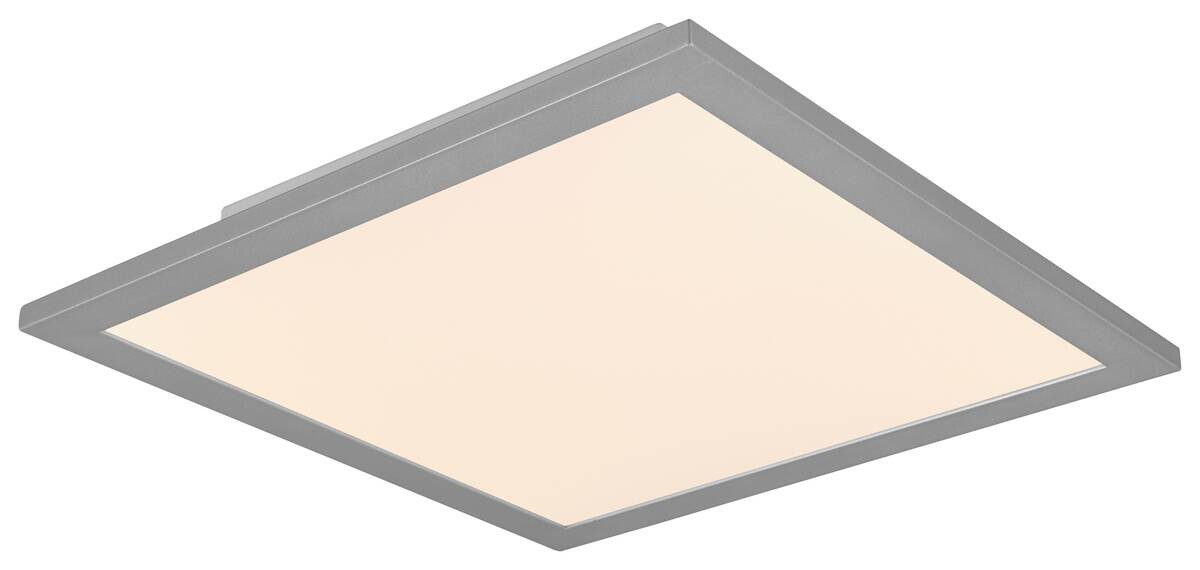 LED-Deckenleuchte titanfarbig Metall B/H/L: ca. 5x29,5x29,5 cm