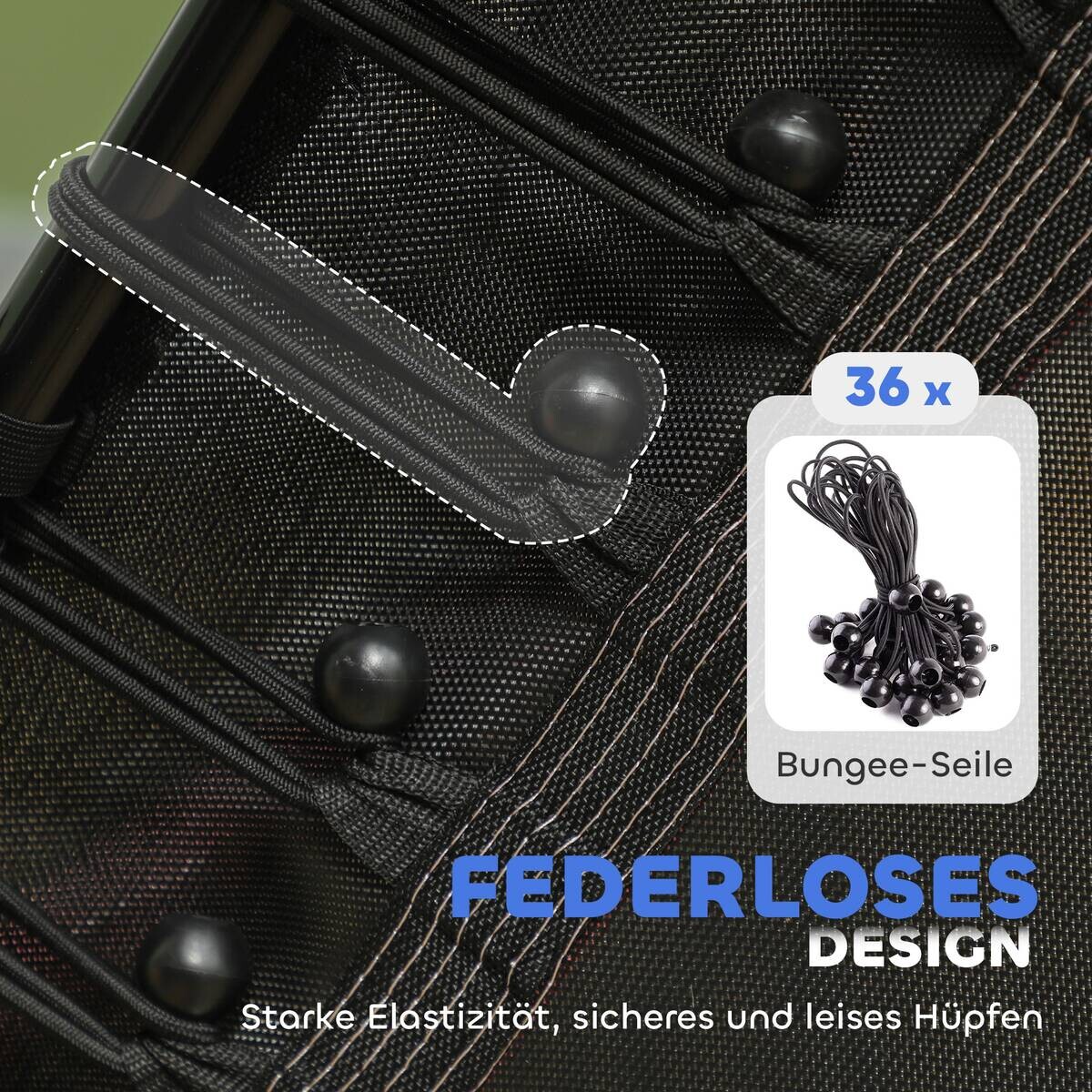 HOMCOM Kindertrampolin rosa B/H/L: ca. 163,5x190x163,5 cm