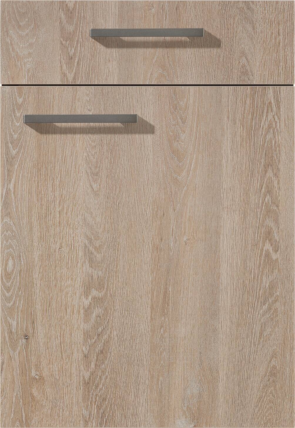 nobilia Winkelküche Riva Weißbeton Nachbildung B/T/L: ca. 275x60x175 cm