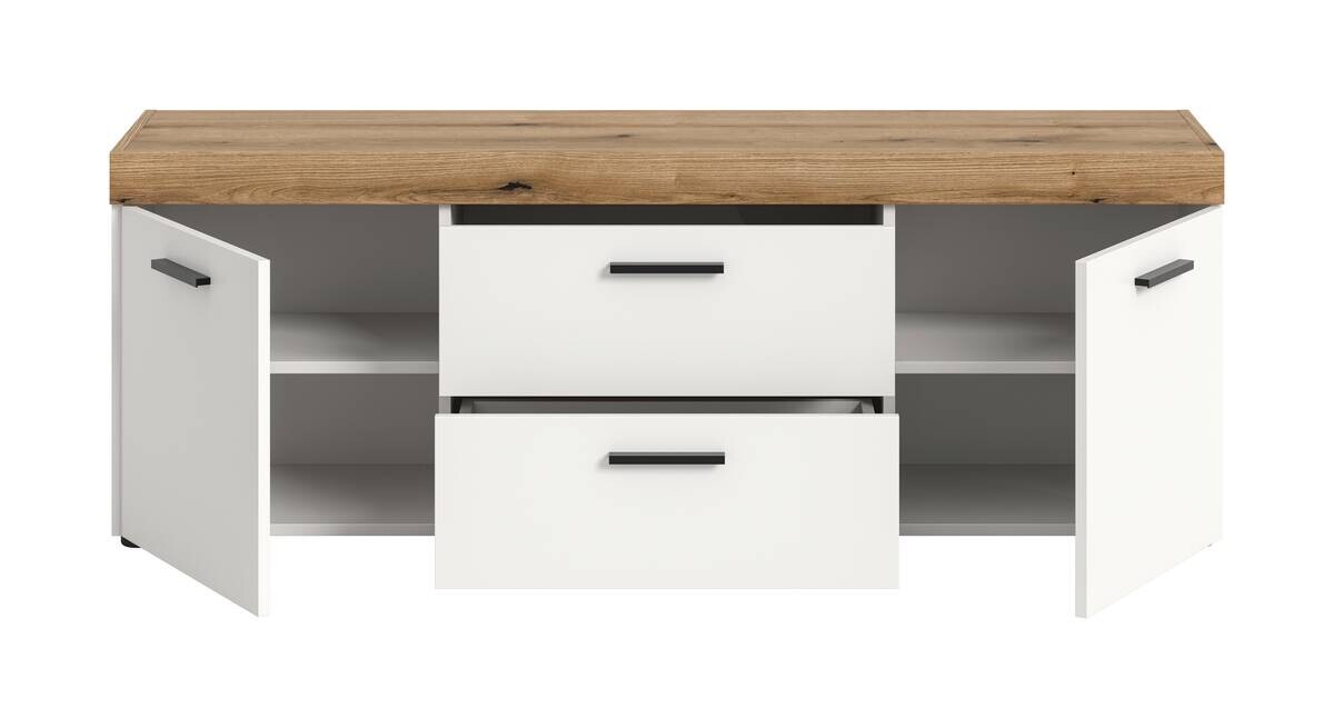 TV-Lowboard Sunset weiß B/H/T: ca. 150x54x37 cm