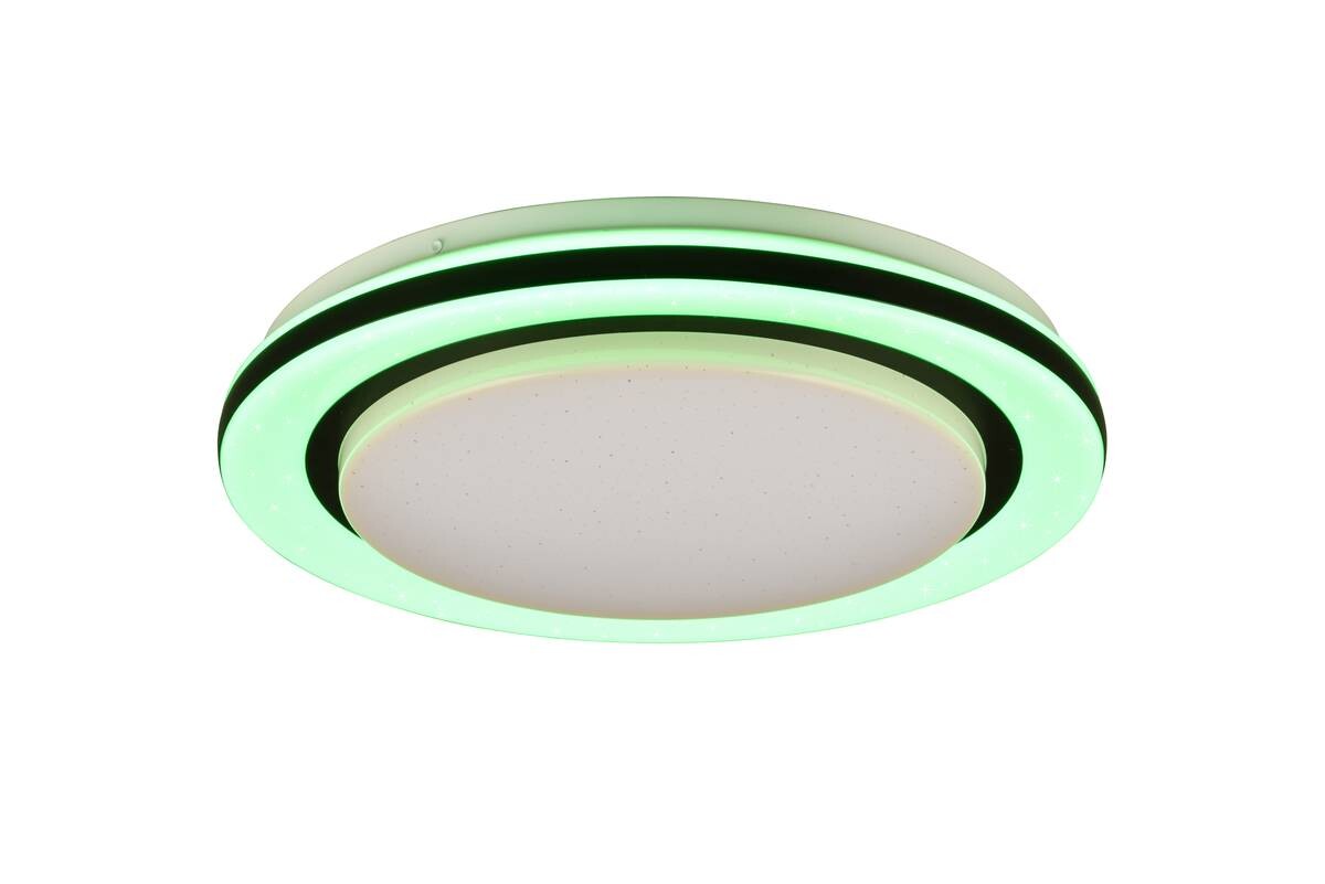 Reality LED-Deckenleuchte R67244000 Cartida weiß Kunststoff H/D: ca. 7x38 cm 1 Brennstellen