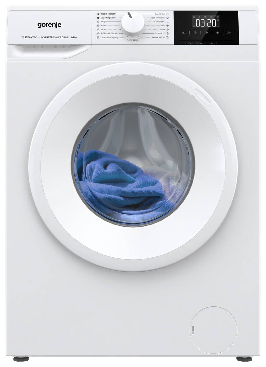 Gorenje Waschmaschine W51G1PS62BP EEK: B Spektrum: A bis G 6kg 1200U/min weiß B/H/T: ca. 59,5x84,5x41,5 cm