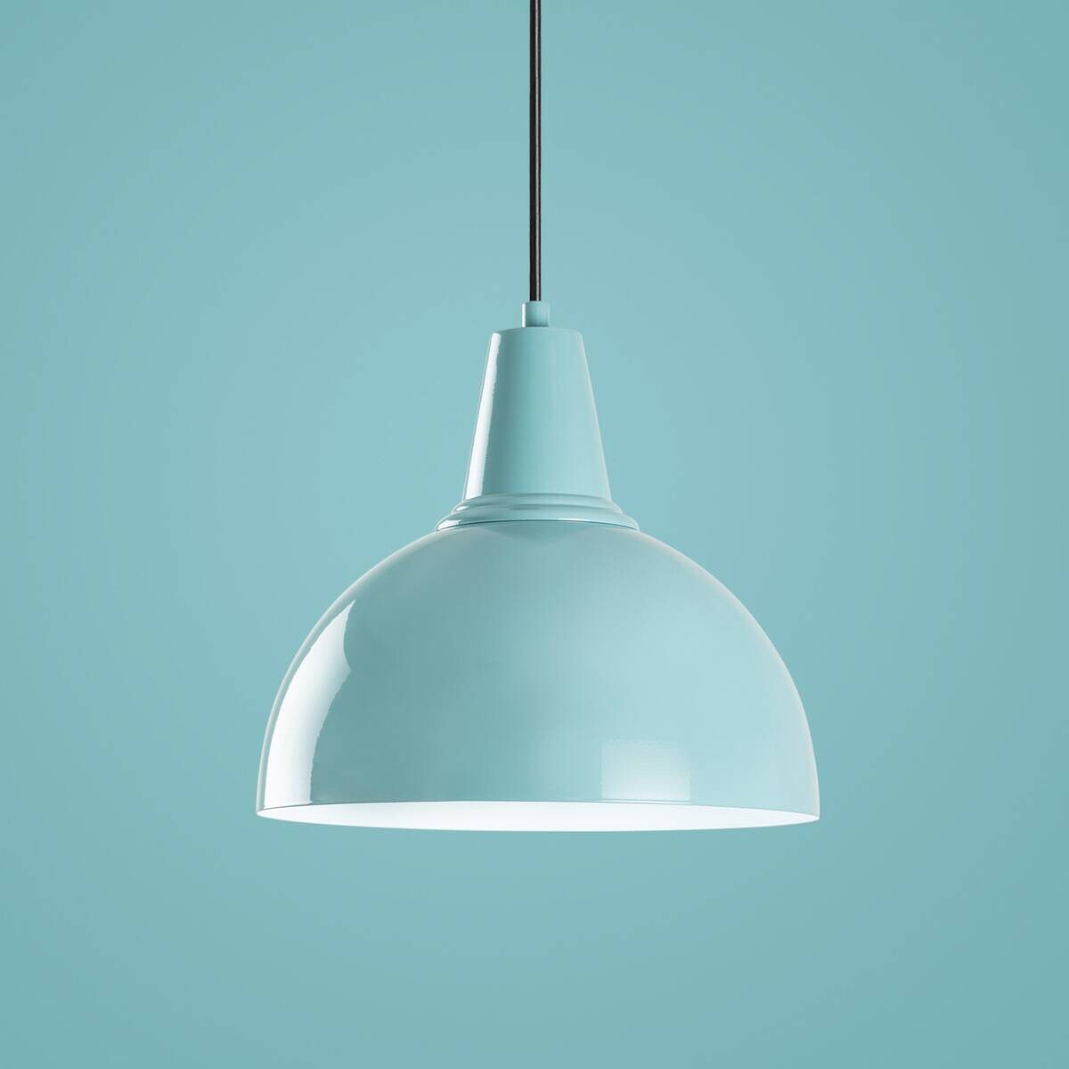 Opviq Pendelleuchte türkis B/H/T: ca. 30x121x30 cm E27 1 Brennstellen