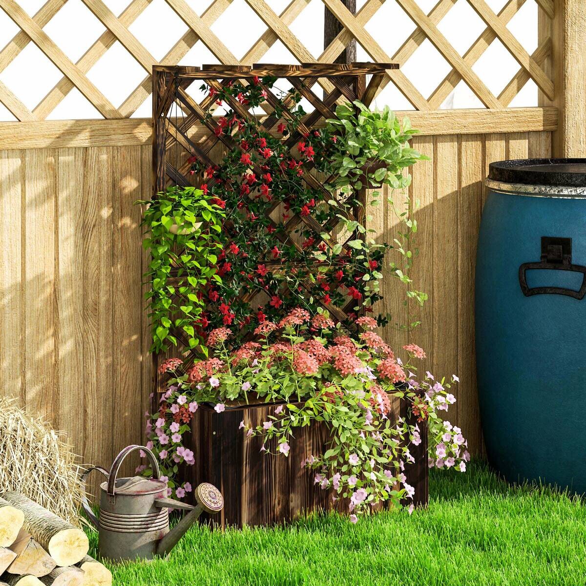 Outsunny Hochbeet B/H/T/L: ca. 33x122x33x64 cm