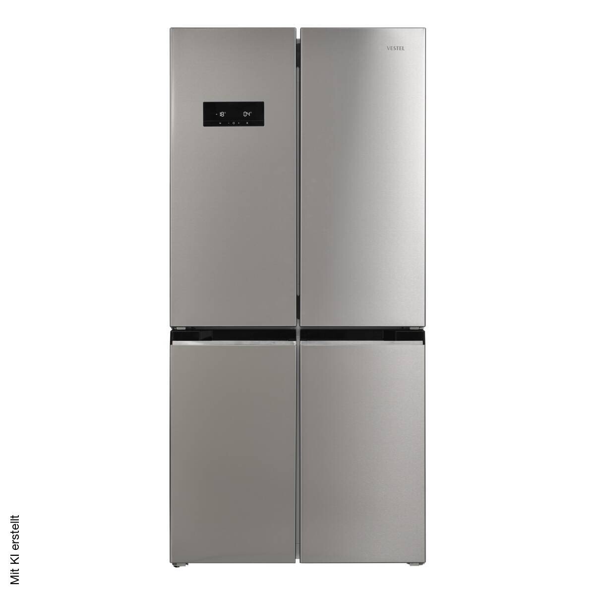 Vestel French-Door Kühl-/Gefrierkombination FD56021 EX Inox B/H/T: ca. 84x179x69 cm