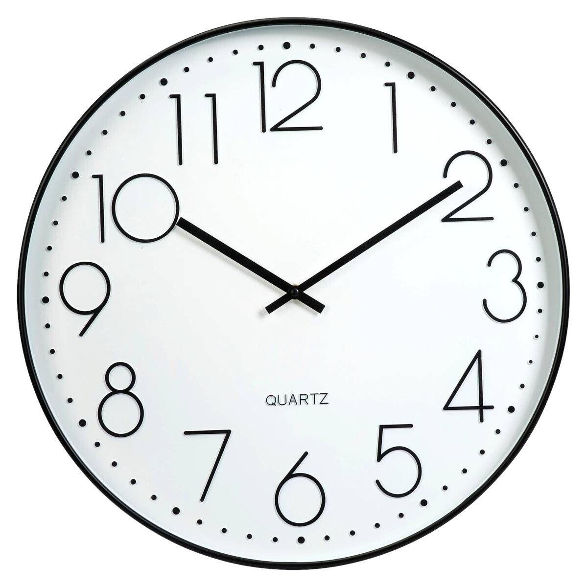 Wanduhr weiß D: ca. 50 cm