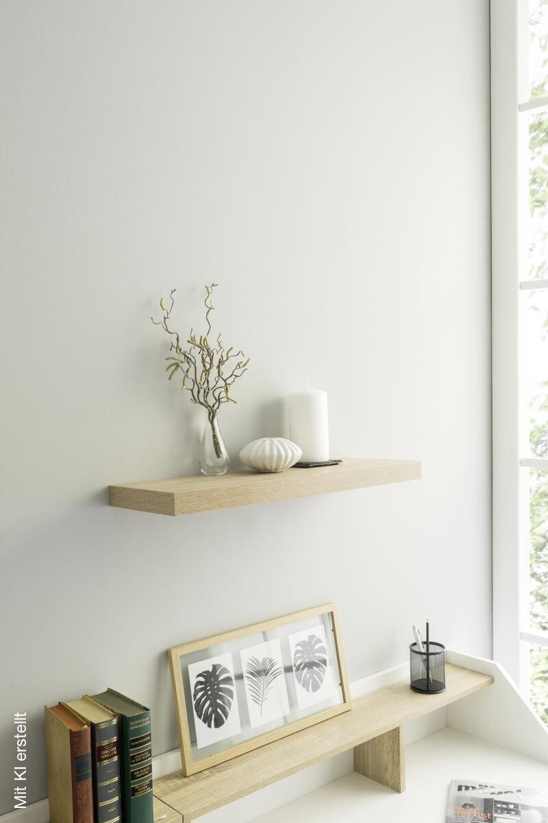 Wandboard Shelvy 60 Eiche Sonoma Nachbildung B/H/T: ca. 60x4x24 cm