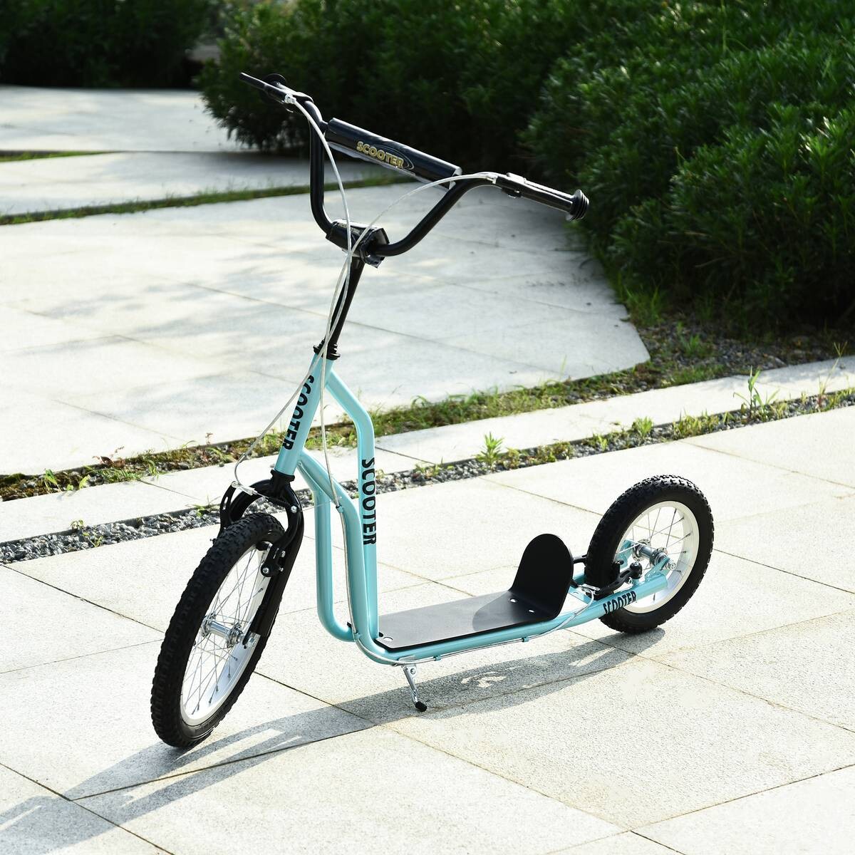 HOMCOM Kinderroller hellblau B/H/L: ca. 58x94x135 cm