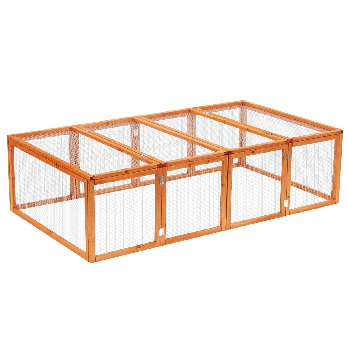 PawHut Gehege natur Polypropylen B/H/L: ca. 100x181x48 cm