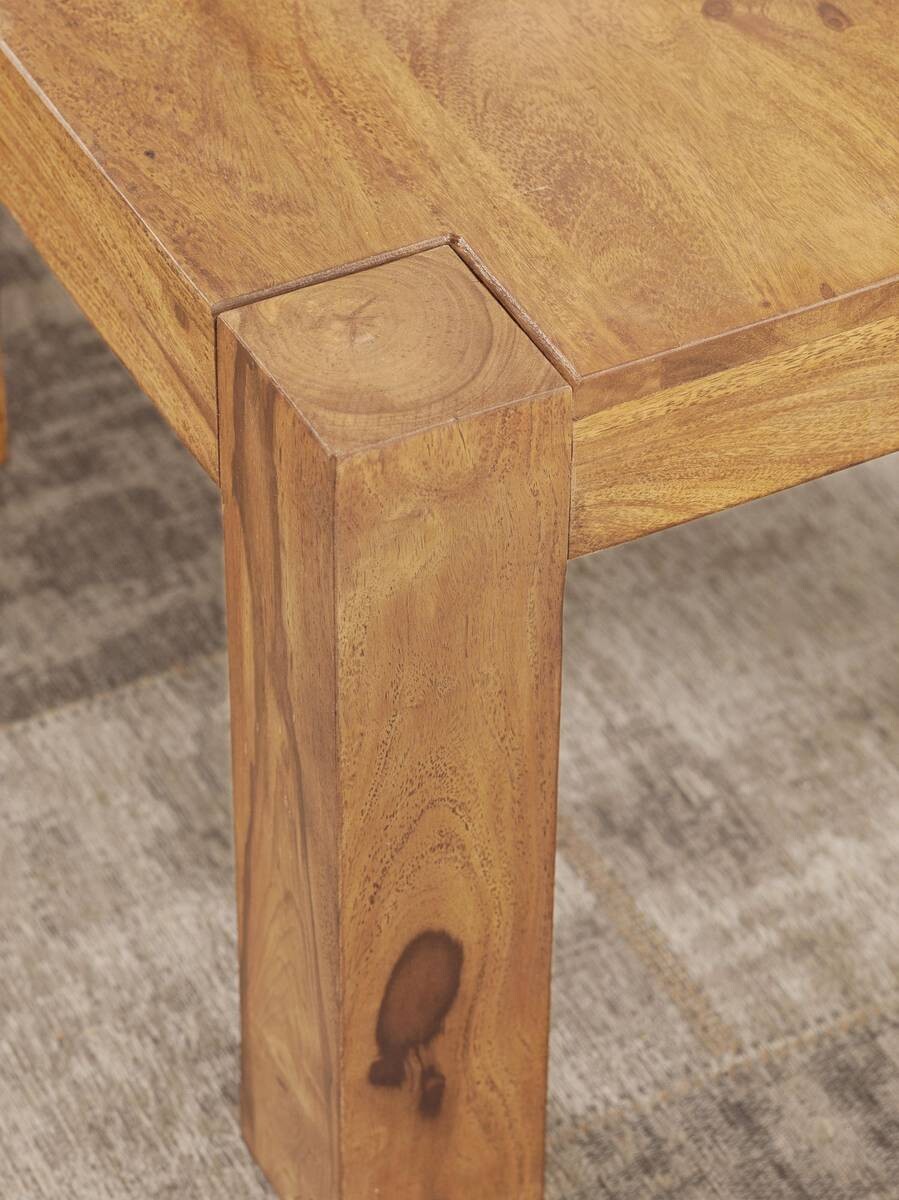 Wohnling Couchtisch natur Akazie B/H/T: ca. 60x40x60 cm