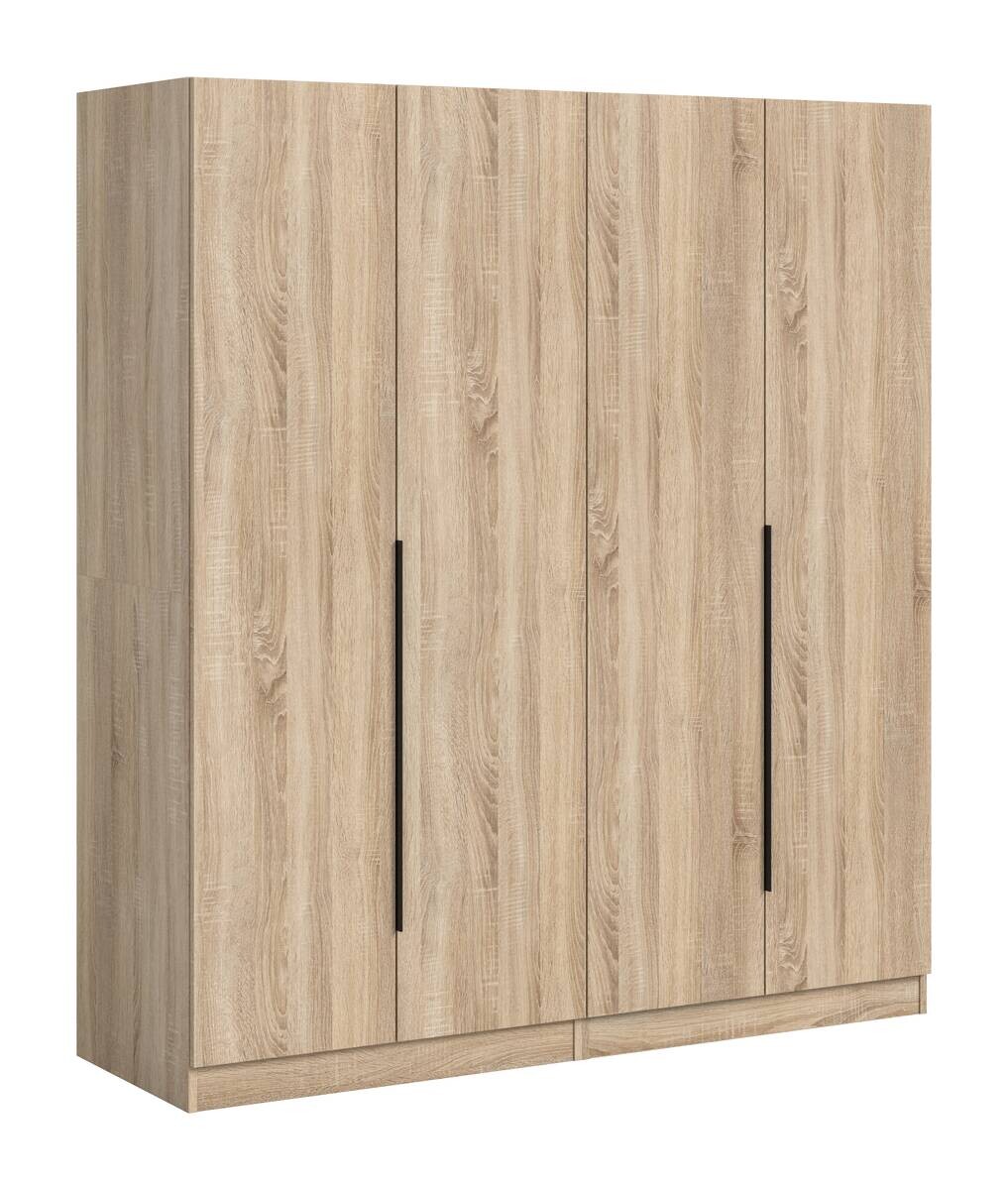 Kleiderschrank KOPENHAGEN Eiche Sonoma Nachbildung B/H/T: ca. 160x181x52 cm