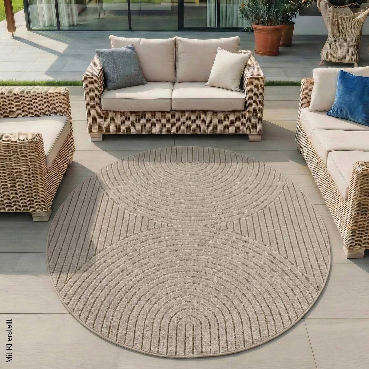 Ayyildiz Flachwebteppich NOVA beige D: ca. 160 cm